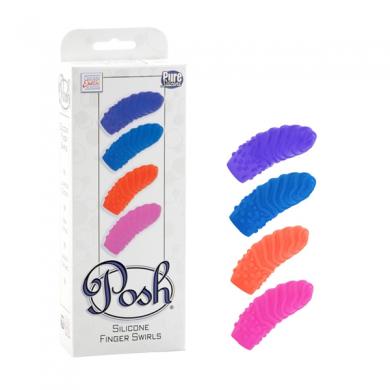 Posh Silicone Finger Teasers Swirl