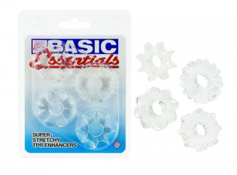 Basic Essentials 4 Pack Clear