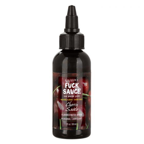 Fuck Sauce Flavored Water Based Cherry 2 Oz - Click Image to Close