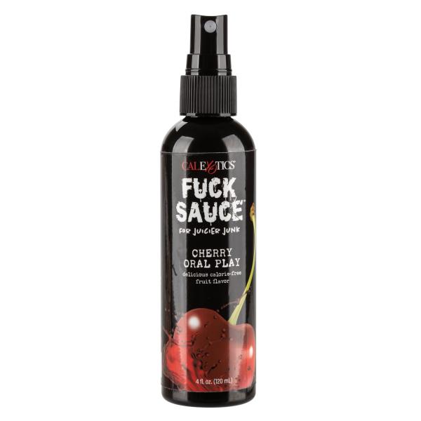 Fuck Sauce Cherry Oral Play 4 Oz - Click Image to Close