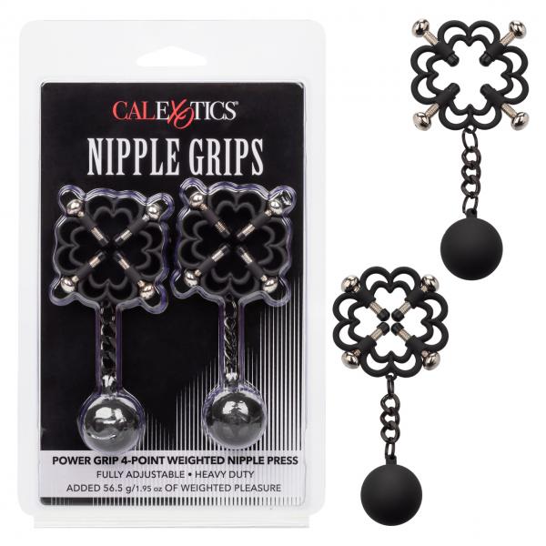 Nipple Grips Power Grip 4 Point Weighted Press