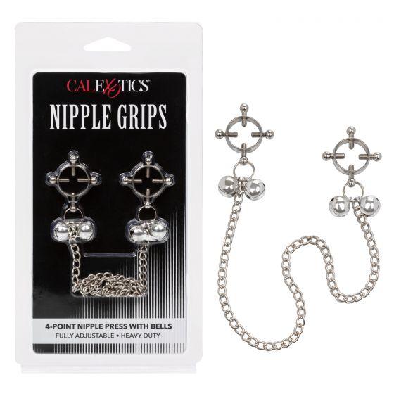 Nipple Grips 4-point Nipple Press W/ Bells