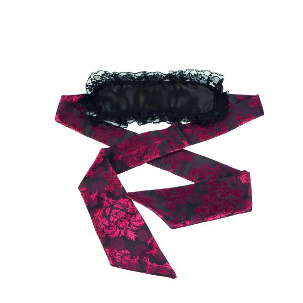 Scandal Eye Mask Black/Red - Click Image to Close