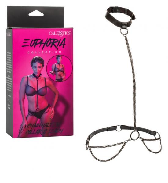 Euphoria Chain Halter Collar & Leash - Click Image to Close