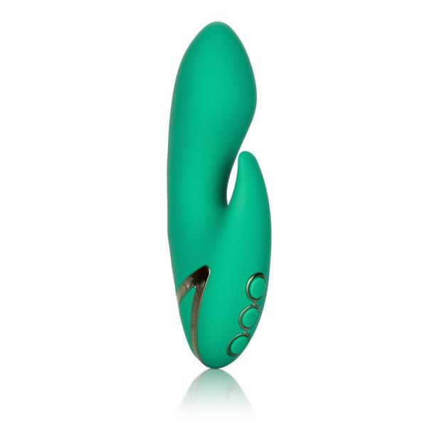 California Dreaming Sierra Sensation Green Rabbit Vibrator - Click Image to Close