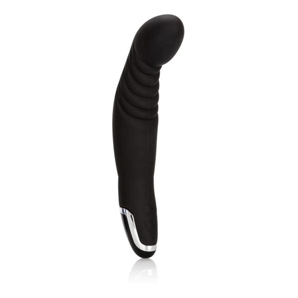 Dr Joel Ridged P Silicone Prostate Massager Black - Click Image to Close