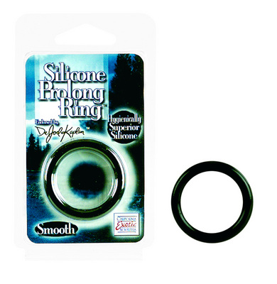 Dr. Joel Kaplan Silicone Prolong Ring Black - Click Image to Close