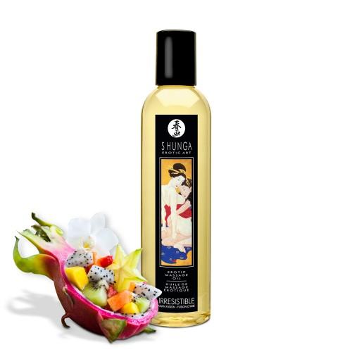 Shunga Massage Oil Asian Fuzion Irresistible 8.4oz - Click Image to Close