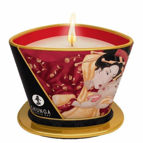 Massage Candle Sparkling Strawberry Wine 5.7oz - Click Image to Close