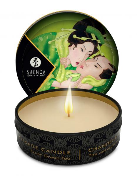 Massage Candle Exotic Green Tea 1oz - Click Image to Close