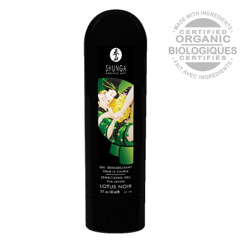 Shunga Lotus Noir Sensitizing Cream For Lovers 2oz - Click Image to Close