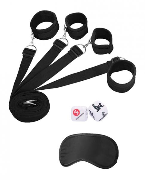 Ouch! - Bindings Restraint Kit Black - Click Image to Close