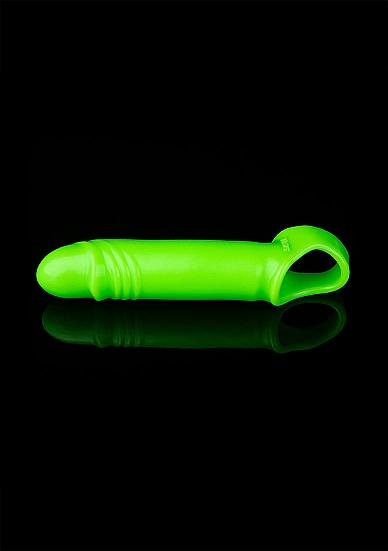 Glow Smooth Stretchy Penis Sleeve Glow In The Dark