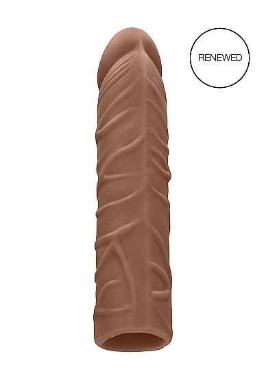 Realrock Penis Sleeve 7in Tan - Click Image to Close