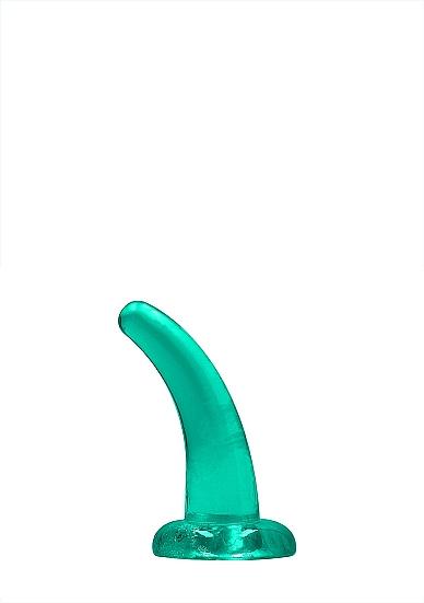 Realrock Non Realistic Dildo W Suction Cup 4.5in Turquoise