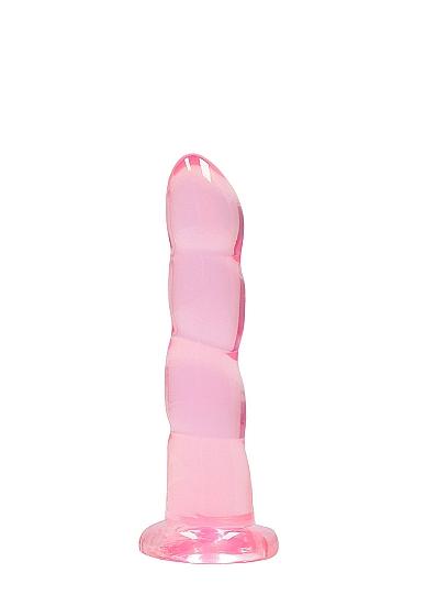 Realrock Non-realistic 7in Dildo Pink - Click Image to Close