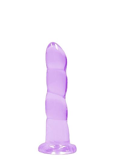 Realrock Non Realistic Dildo W Suction Cup 7in Purple - Click Image to Close