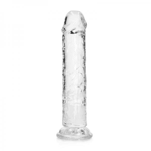 Realrock Straight Realistic 7 In Dildo Transparent - Click Image to Close