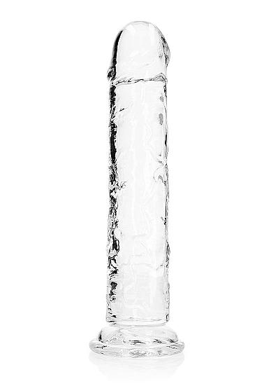 Realrock Realistic Straight Dildo 11in Transparent - Click Image to Close