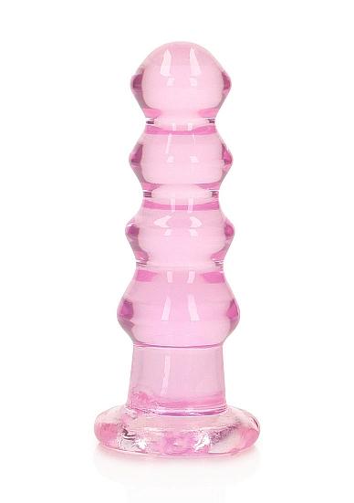 Realrock Curvy Dildo Or Butt Plug Pink - Click Image to Close