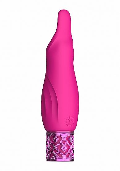 Royal Gems Sparkle Pink Rechargeable Silicone Bullet