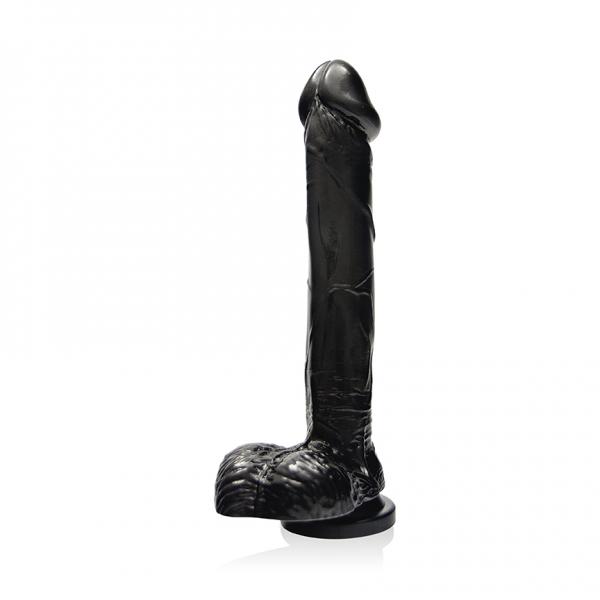 Ignite Cock with Balls 9 inches Black - Click Image to Close