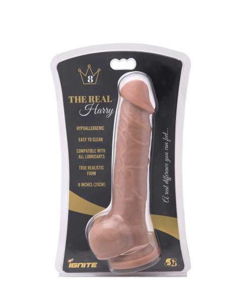 Real Harry 8 inches Caramel Tan Dildo - Click Image to Close