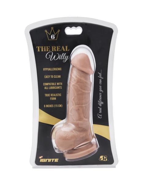 Real Willy 6 inches Caramel Tan Dildo - Click Image to Close