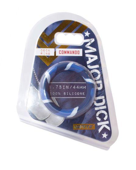 Major Dick Commando Silicone Donut Blue Camo 1.75 inches - Click Image to Close