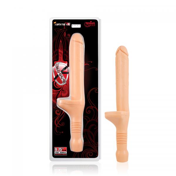 Sword with Handle Flesh Dildo