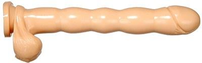 Armadingdong with Balls 14" Flesh Dildo