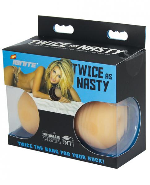 Twice As Nasty Vanilla Beige Stroker - Click Image to Close