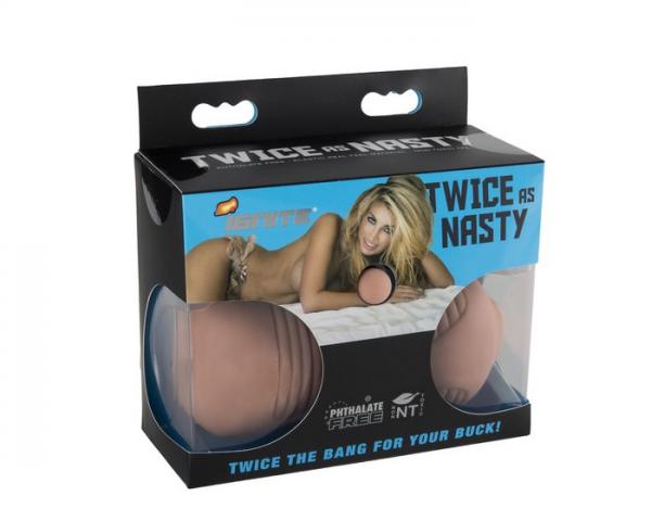 Twice As Nasty Caramel Tan Stroker - Click Image to Close