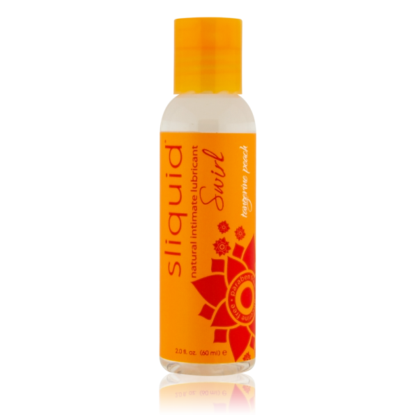 Sliquid Naturals Swirl Lubricant Tangerine Peach 2oz - Click Image to Close