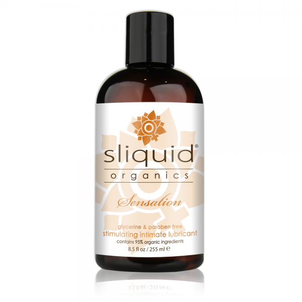 Sliquid Organic Sensations Warming Lubricant 8.5oz - Click Image to Close