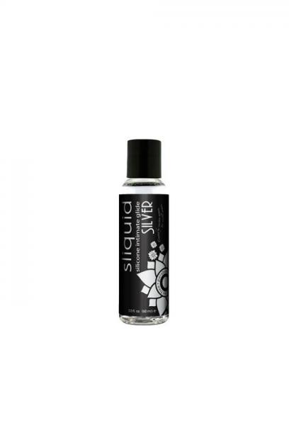 Sliquid Naturals Silver Silicone Lubricant 2oz - Click Image to Close