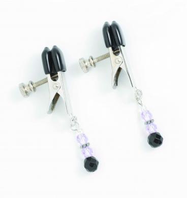 Adj Clamp W/Purple Beads