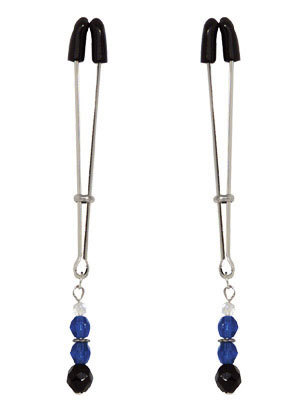 Adjustable Beaded Clamp Blue