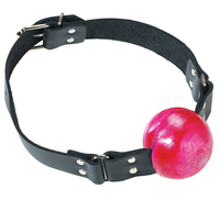 2in Red Ball Gag W/Buckle