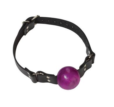 1 3/4 Purple Ball Gag W/ Buckle