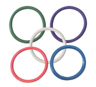 2in Soft C Rings Rainbow