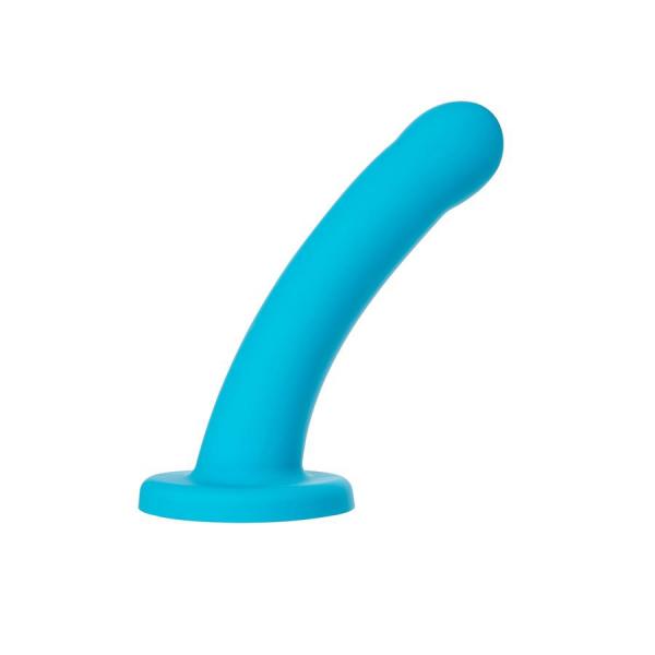 Nexus Hux Blue 7in Silicone Strap On - Click Image to Close