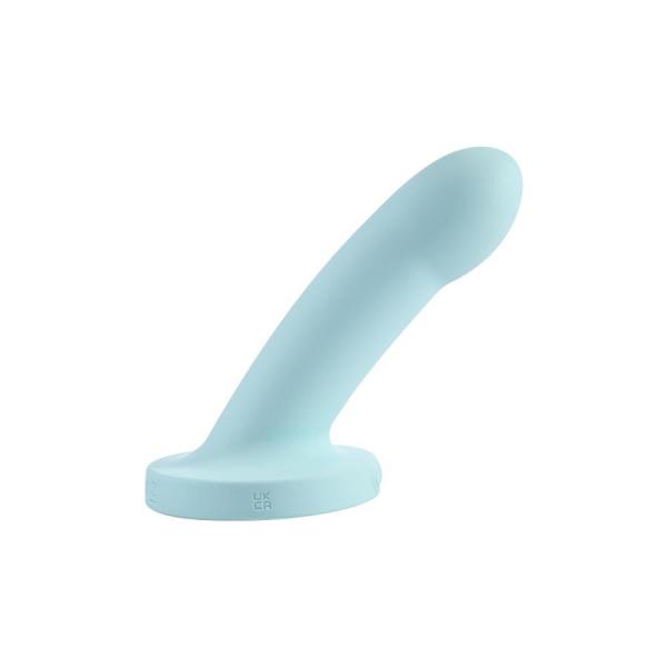 Myst 5in Vibrating Silicone Dildo Sky Blue - Click Image to Close