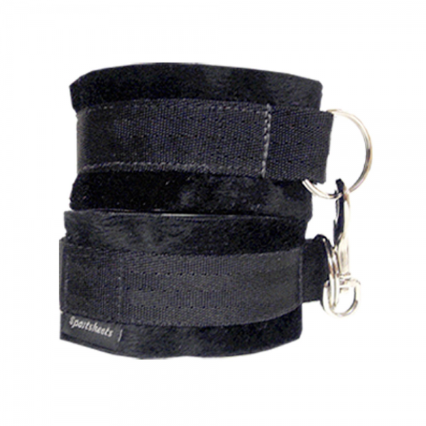 Sportsheets Soft Cuffs Black - Click Image to Close