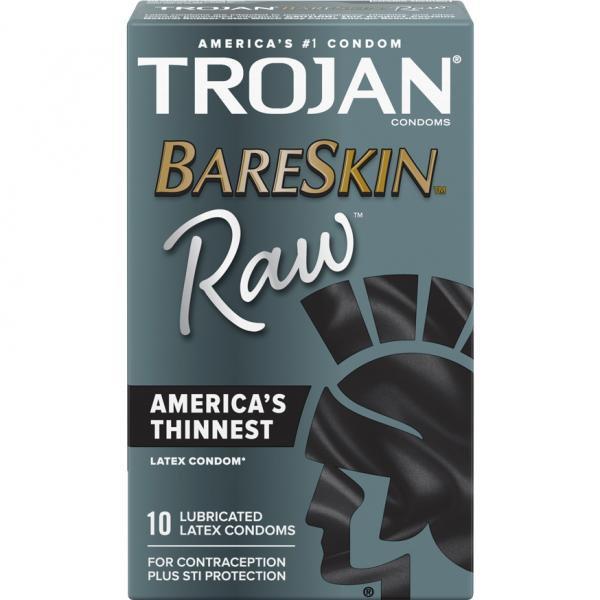 Trojan Bareskin Raw 10ct - Click Image to Close