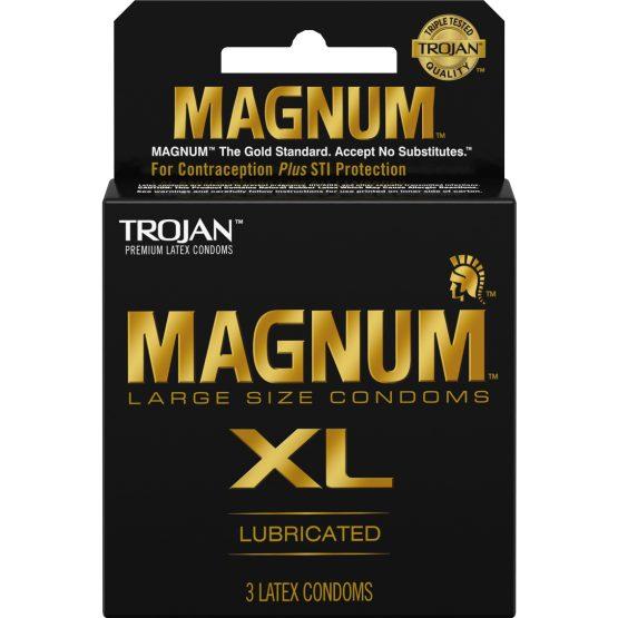 Trojan Magnum XL 3 Pack Latex Condoms