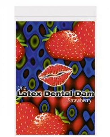 Dental Dam Strawberry - Click Image to Close