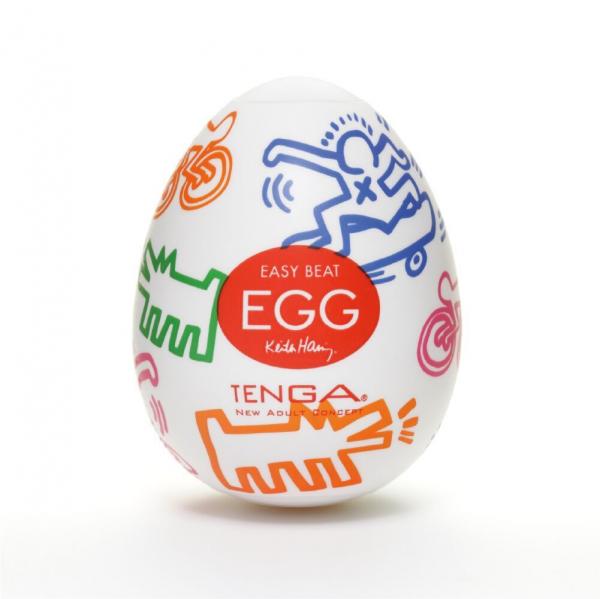 Tenga Keith Haring Easy Beat Egg Street Stroker - Click Image to Close