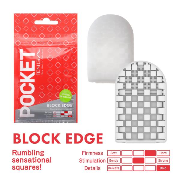 Pocket Tenga Block Edge (net) - Click Image to Close