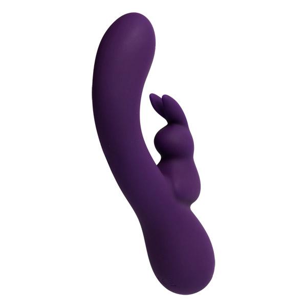 Kinky Bunny Deep Purple Rabbit Style Vibrator - Click Image to Close